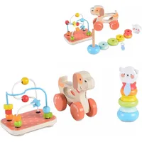 Moni Holzspielzeug-Set 2203, 9-tlg,