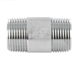 SST Typ 310 Rohrdoppelnippel Gewindefitting 1/2' x 60 mm