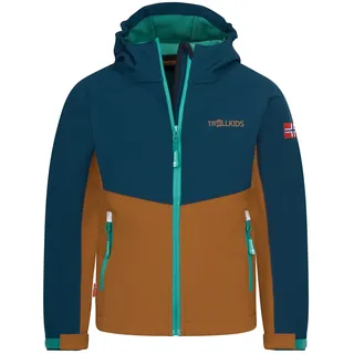 TROLLKIDS Kristiansand Jacke Glow Blue/Navy 140