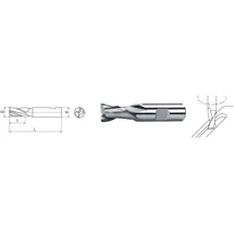 ELMAG HSS Co8-Langlochfräser DIN 327 Ø 5,0 mm