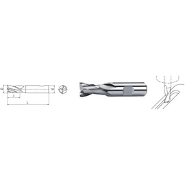 ELMAG HSS Co8-Langlochfräser DIN 327 Ø 5,0 mm