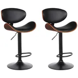 vente-unique Barhocker Schwarz