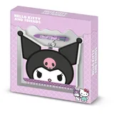 Karactermania Hello Kitty Kuromi Face-Set mit Kawaii-Tagebuch + 6-Farb-Kugelschreiber, Lila
