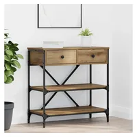 VidaXL Konsolentisch Eiche 75x34,5x75 cm