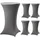 Trutzholm 5er Set Stehtischhusse Stretch 70cm Anthrazit