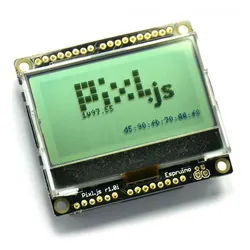Espruino Pixl.js BLE Mikrocontroller mit Bildschirm, Smart Badge