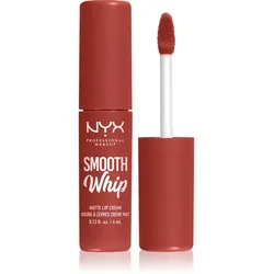 NYX Professional Makeup Smooth Whip Matte Lip Cream seidiger Lippenstift mit glättender Wirkung Farbton 03 Latte Foam 4 ml