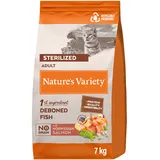 nature’s variety Nature's Variety Selected Katzenfutter für Erwachsene, sterilisiert, getreidefrei, mit norwegischem Lachs ohne Dornen, 7 kg