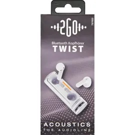 2Go Acoustic Twist EarPods Weiß