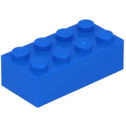 LEGO® Spielbausteine 100x LEGO Steine 2x4, Blau
