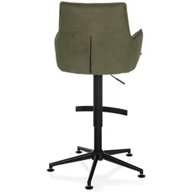 hjh living Barhocker SOLAO LIFE HIGH / Barstuhl Tresenhocker höhenverstellbar mit Armlehnen