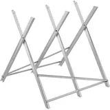 VEVOR Sägeböcke mit Kettensägen-Halterung, 150 kg, Holzsägebock, Sägegestell, Sägehilfe, kompatibel mit 0–250 mm Materialdurchmesser, Kettensägebock, Holzarbeiten, Tischler & Bauunternehmer