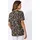 Classic Basics Sieh an! Kurzarm-Shirt in schwarz-rosé-bedruckt | Gr.: 38