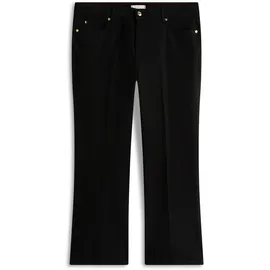 Tommy Hilfiger Curve Tommy Hilfiger Damen Jeans Hose Black Bootcut Mid Rise, Schwarz (Black), 46 - 46W