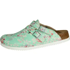 Birkenstock Clog Kay Flowers Gr.37 flower field mint Obermaterial:Birko-Flor