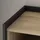 SKRAUT HOME Lowboard 207x50 cm Eiche Schwarz Holzwerkstoff