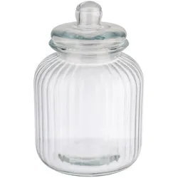 Vorratsglas APS "-COOKIEGO- aus Glas, Öffnung: ca. Ø 9 cm", transparent, H:27,00cm Ø:17,50cm, Glas, Lebensmittelaufbewahrungsbehälter, kann auch als Vase verwendet werden