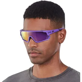 YEAZ Sport-Sonnenbrille Blue-Magenta/Purple SUNRISE lila