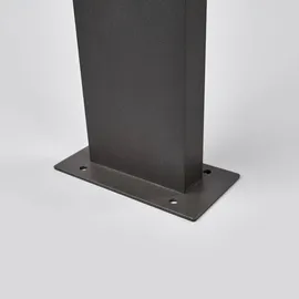 LUCANDE Wegeleuchte Aluminium 100 cm inkl. Bewegungsmelder schwarz