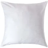 Homescapes Kissenbezug 80x80 cm Weiss