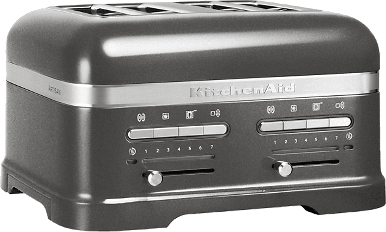 KITCHENAID 5KMT4205EMS Artisan Toaster Medallion Silber (1250 Watt, Schlitze: 2)