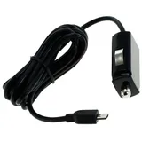 AccuCell 12 Volt KFZ-Ladekabel mit Micro-USB Stecker, Ladestrom bis zu 2,1A - Schwarz