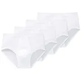 SCHIESSER Original Classics Doppelripp Slip weiß L 4er Pack