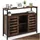 Tectake Sideboard 100 x 37 x 82 cm Braun