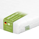 DREAMSTAR Easy Flex | ergonomischer Matratzentopper mit Kaltschaumkern | Matratzenauflage mit Härtegrad 2 und 3 | Öko-TEX® | 10 cm hoch | 180 x 200 cm