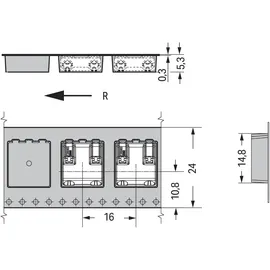 WAGO GmbH &amp; Co. KG SMD-Leiterplattenklemme 2060-852/998-404