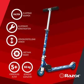 RAZOR Shark Camo Scooter Blau/Silber