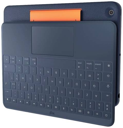 Logitech Rugged Combo 3 Touch Tablet-Tastatur Passend für Marke (Tablet): Apple iPad (7. Generation