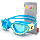 ZIONOR Schwimmbrille Kinder, G1MINI Polarisiert/non Polarisiert Komfortabel Kinder Schwimmbrille, Anti Nebel UV-Schutz Schwimmbrille für Mädchen und Jungen (Jahre 6-14)