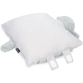 Brubaker Kuscheltierkissen Elefant 40 x 30 cm Grau