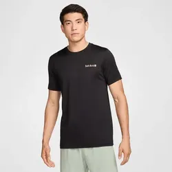 NIKE Herren Shirt Dri-FIT Fitness, BLACK, M