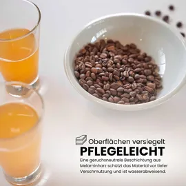 bümö smart Aktenschrank 80 x 110 x 42 cm braun/weiß