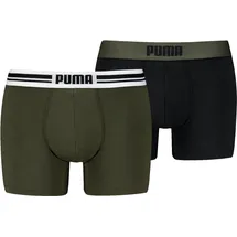 Puma Everyday Placed Logo Boxer Blau/Grün S 2er Pack