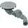 Bette BetteAir 50 Ablaufgarnitur, seitlich, Ablaufleistung 0,6 l/s, mit BetteAntirutsch Pro, B525-413AY, Farbe: Dust matt