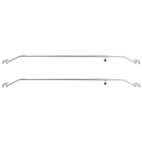 Trutzholm 2X Alu-Bügel für Anhänger Flach-Planen verstellbar 1065-1480mm Planenstütze