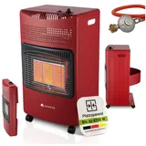 Juskys GS42US Heizstrahler 4,2 kW rot