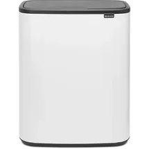 Brabantia Bo Touch Bin 2 Innen eimern, 2 x 30 Liter, Weiß