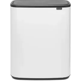 Brabantia Bo Touch Bin 2 Innen eimern, 2 x 30 Liter, Weiß