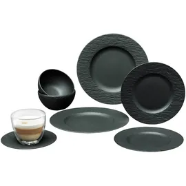 Villeroy & Boch Manufacture Rock Starter-Set 10-tlg. schwarz
