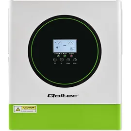 Qoltec Hybrid Off-Grid Solar Wechselrichter 3500W 24V MPPT BMS WLAN