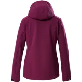 KILLTEC KOW 8 WMN SFTSHLL JCKT, dunkelrose, 44,