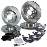 BestPrice BREMBO BREMSSCHEIBEN + BREMSBELÄGE VORNE FÜR VW GOLF PASSAT TOURAN AUDI A3