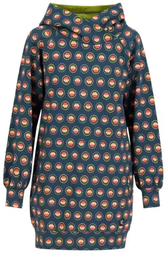 Blutsgeschwister Sweatshirtkleid Nutcrackerista - tiny snowflake flower XS
