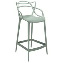 Kartell Hocker Kunststoff 65 x 65 x 65 cm Salbeigrün