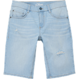 s.Oliver Junior Boy's Jeans Bermuda, Fit Seattle Blue, 170/BIG