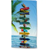 Good Morning Strandtuch Beach Sign«, 100x180, cm
